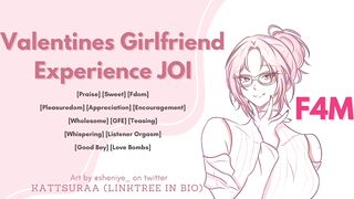 F4M | Valentines Girlfriend Experience JOI | Praise Kink | Good Boy | Wholesome