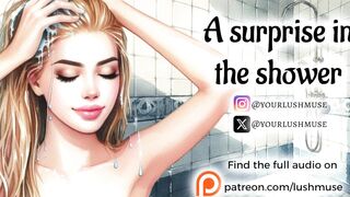 A surprise in the shower... [Erotic Audio] [Anal]