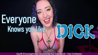 EVERYONE KNOWS YOU LIKE DICK - Preview - Bi Encouragement, Gay Confession, Out Of The Closet