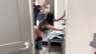 Risky Quickie With Asian Beauty in Target Dressing Room