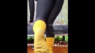 Caught Spying Smelly Slouch Sock Humiliation CEI Foot Fetish Feet Perv POV MILF Hotwife