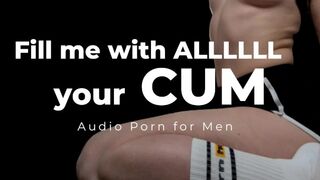 Audio porn for men | Pump enough cum in me to change my 23 and me results | bimbogf demands creampie