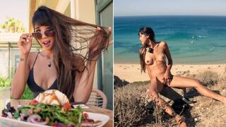 100% Beach Club Public Outdoor Masturbation Risky Nudity