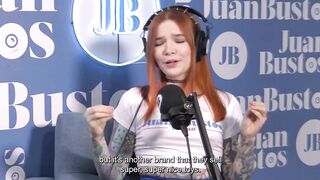 KittyMiau nice tits girl, Use your toy and keep fucking | Juan Bustos Podcast