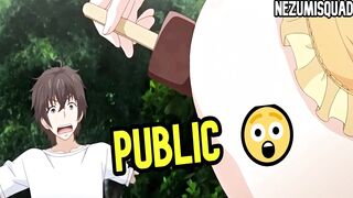 ????Teen Caught Masturbating With Ice Cream in Public - Hentai????