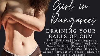 ASMR | Fdom Goth girlfriend draining your balls again and again | Degrading |