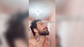 Cumming hard in the morning - Rain of cum