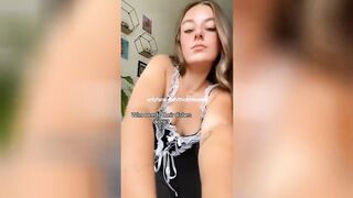 18yo petite girl CAN'T STOP SQUIRTING