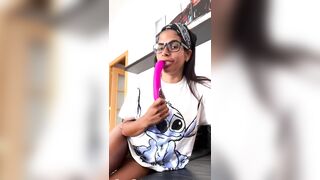 I GET LONELY AT HOME AND I TAKE PROFFIT FOR PLAY WITH MY PUSSY - SHEILA ORTEGA