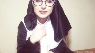 Nun gives you a handjob