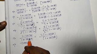 Ratios of Multiple Angles Math Part 9