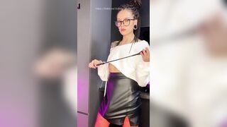 Strict teacher wants to fuck your ass after class