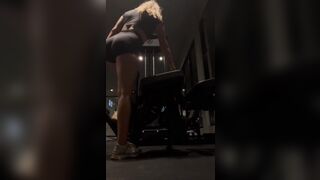 Hot girl girl training legs (ass)