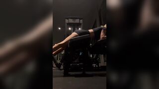 Hot girl girl training legs (ass)