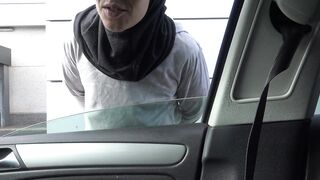 SYRIAN WOMAN HAS ROUGH CAR SEX IN GERMANY