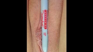 Fingering my wet pussy with a pen ???? wet pussy sounds ????