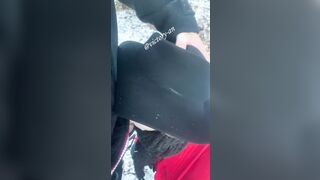 Blowjob from GF in Winterwonderland