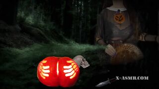 ????Halloween Witches Roleplay ASMR (1st relaxing part), pumpkin fucking on my site X-ASMRcom ????️