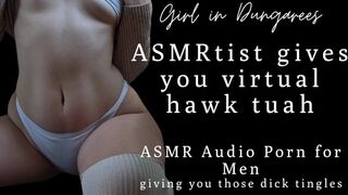 Erotic Audio porn for men | ASMRtist gives you virtual hawk tuah | Giving you those dick tingles