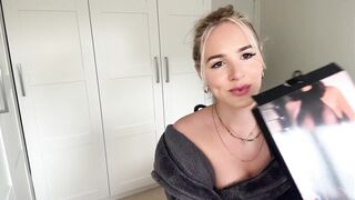 Sexy Big Tits Blonde Does Super Transparent Try On Haul