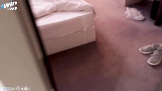 Unplanned sex in a hotel room between stepson and his stepmom