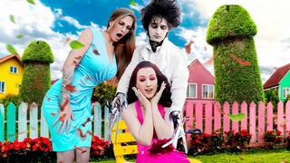 Mylf - Two Hot Milfs With Big Tits Need Their Bushes Shaved (Edward Scissorhands Parody)