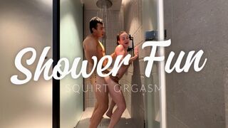 Shower Fun - Standing Doggy & Squirt Orgasm w/ Maya Mack