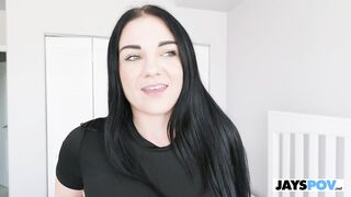 JAY'S POV - PAWG NEWCOMER JAY KILLA USES HER NATURAL TITS AND TIGHT PUSSY LIPS TO EDGE MY COCK