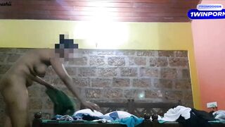 කටේම බඩු යවාගන්නවා - Almost caught cheating and fucking with stepsister - Sri Lanka