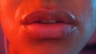 Asmr up close kisses