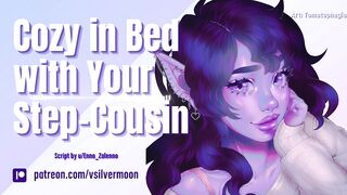 Cozy in bed with your Step-Cousin [3Dio] [ASMR Roleplay] [Gentle Femdom]