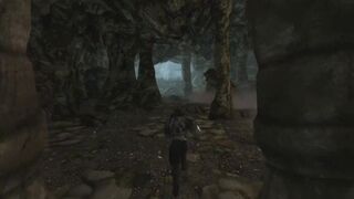 Lvl 300 Orc vs Bleak Falls Barrow (No HUD) - Skyrim