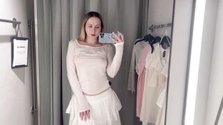 Exploring Transparent Clothes | ZARA try on haul | Try on Haul with Anastasia