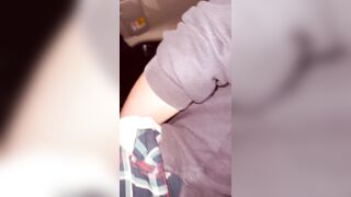 Quick and risky sex in the car