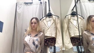 [4K] Transparent Try On Haul | See Through Tops | Get Ready With Stacy (2025)