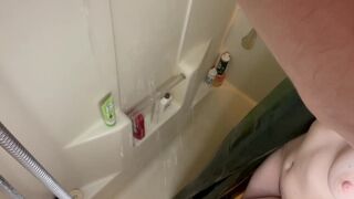 Moth plays in the shower