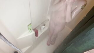 Moth plays in the shower